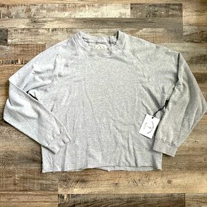 Electric & Rose Drew Sweatshirt Gray Size S MSRP $178 NWT